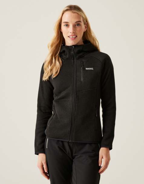 Regatta Women's Newhill Hooded Fleece in Black - view 1