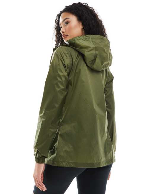 Regatta Women's Pack-It III Waterproof Rainwear Jacket in Green