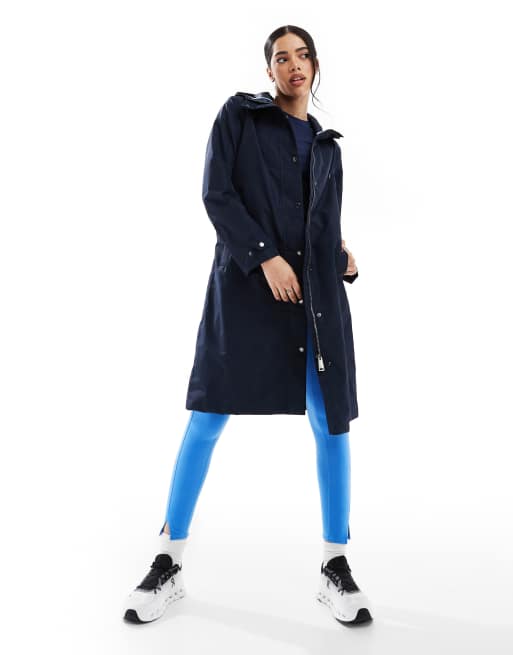 Regatta Women's Reinna Long Waterproof Jacket in Blue