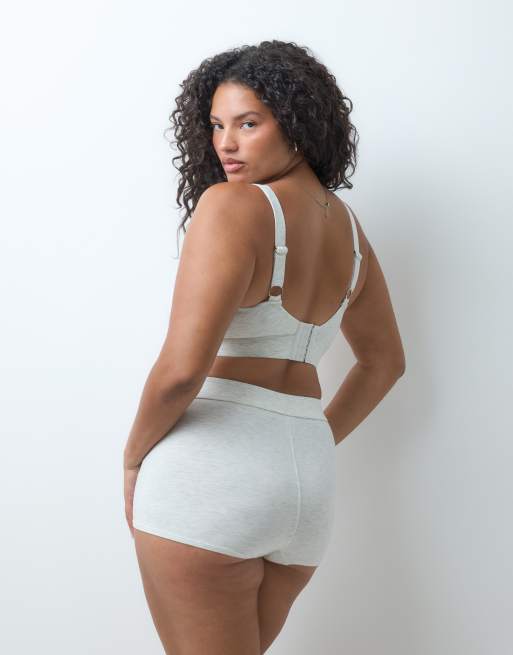 Reign Studio Conna Fuller Bust Bralette-Top in Grau, 5 von 5