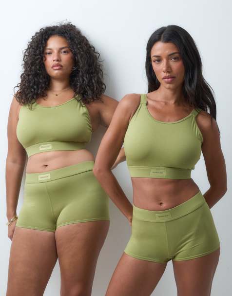 Reign Studio Fuller Bust - Conna - Grønt sæt med boksershorts - view 1