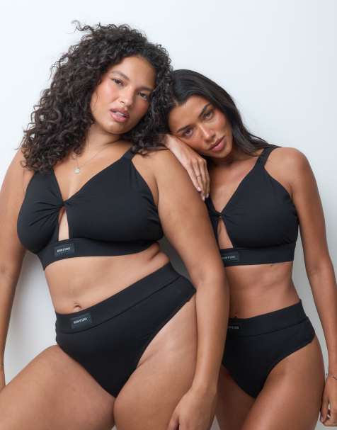 Reign Studio Maya Fuller Bust bralette in black - view 1