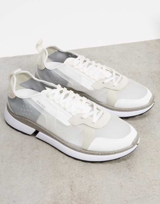 Reiss on sale white sneakers