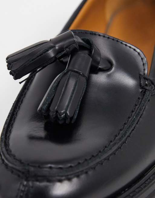 Reiss - Farah - Sorte loafers med kvaster, 4 af 4
