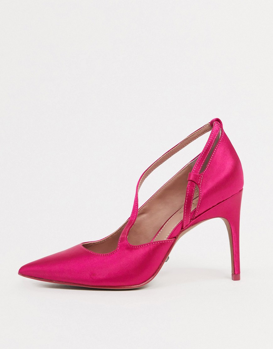 Reiss geniveve point heels in hot pink