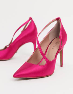 hot pink court heels