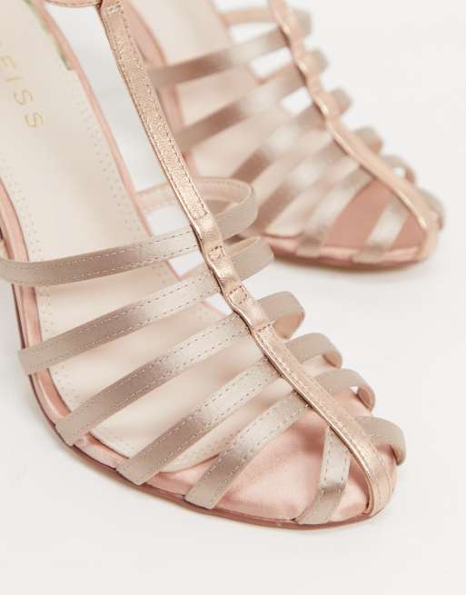 Reiss rose gold sales sandals