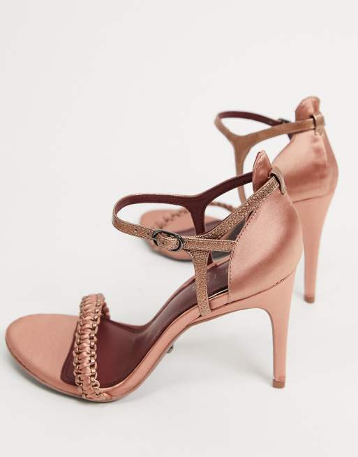 Reiss - Linette - Sandales à talon aiguille - Doré, 2 de 4