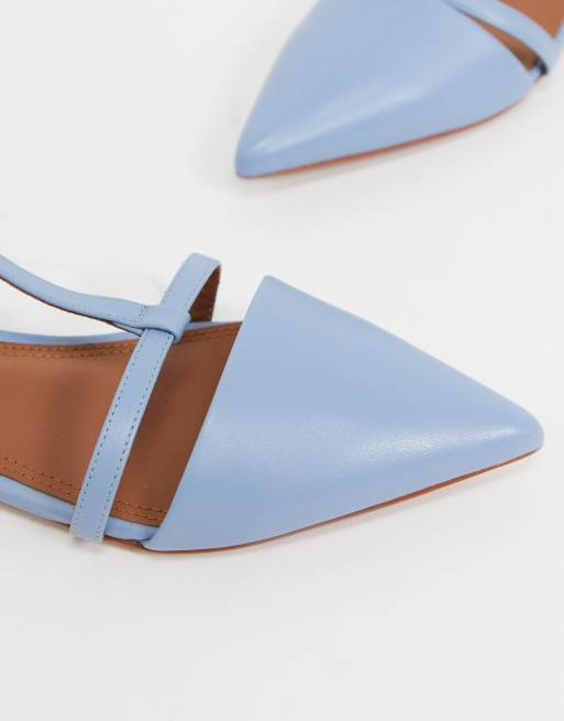 Ballerine blu hot sale a punta