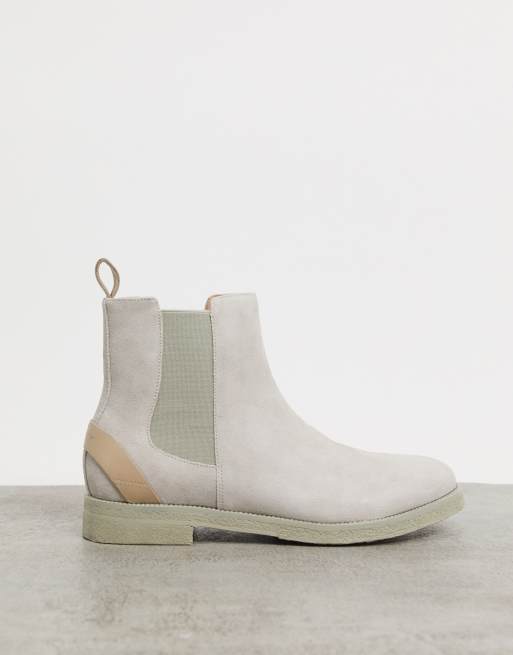 cream chelsea boots men