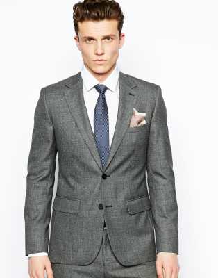 reiss grey suit