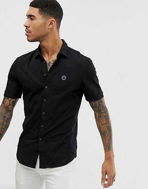Religion jersey shirt with logo in black | ASOS