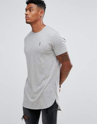 grey longline shirt