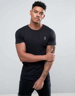 muscle fit designer t shirts