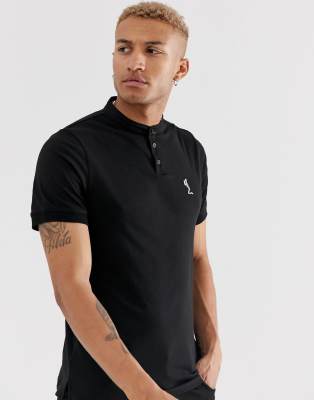 polo shirt zonder kraag