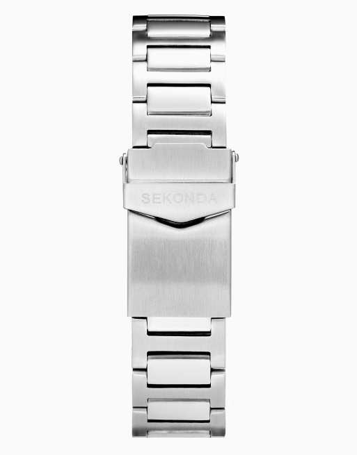 Reloj analógico plateado con esfera de 40 mm para hombre Octaire TV de Sekonda, 2 de 4