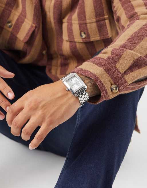 Las mejores ofertas en Relojes de pulsera cuadrados para hombre