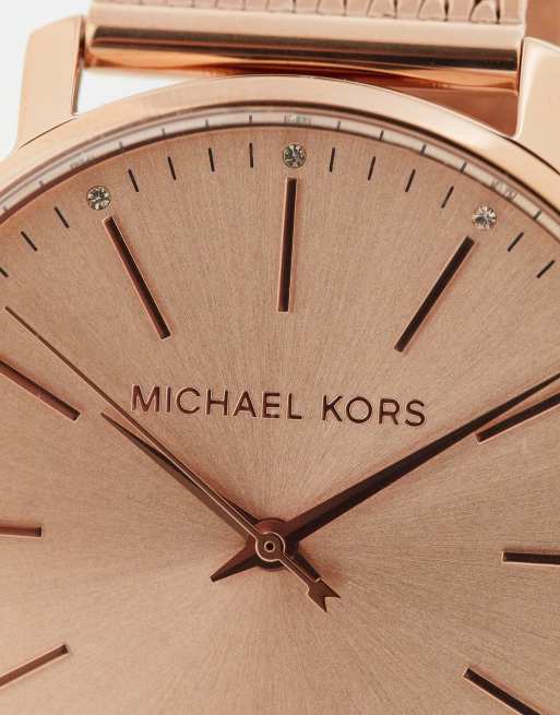 Reloj de malla en dorado rosa MK4340 Pyper de Michael Kors, 2 de 4