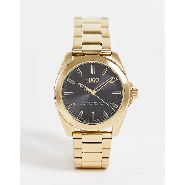 Reloj de pulsera dorado para hombre 1530229 de HUGO ASOS