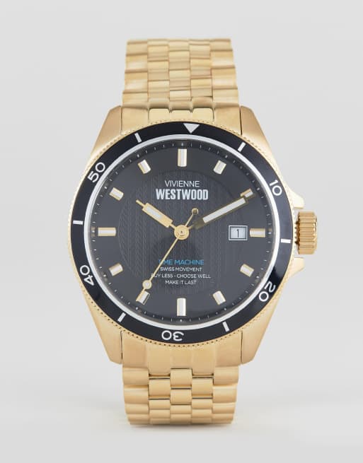 Reloj de pulsera dorado VV181NKGD de Vivienne Westwood
