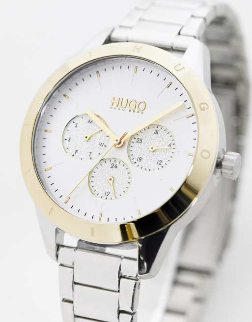 Reloj de pulsera plateado con tonos metalizados variados 1540090 de HUGO