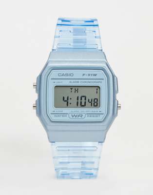 Reloj Casio Hombre F-91WS-2EF Digital Azul — Joyeriacanovas