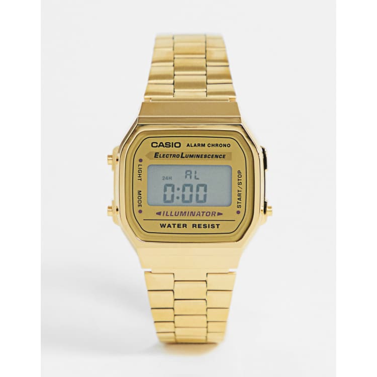 Reloj casio chapado en oro new arrivals