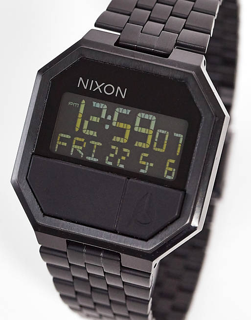 Hombre Other | Reloj digital negro Re Run de Nixon - BE53263