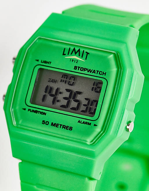 Hombre Other | Reloj digital verde menta de Limit - YG52806