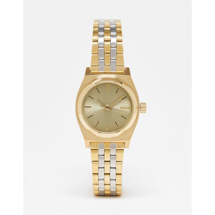 Nixon time sales teller dorado