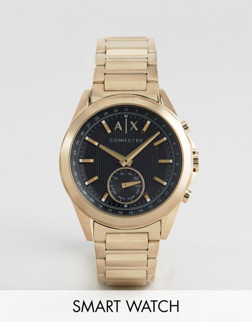 Reloj inteligente h brido en dorado Connected AXT1008 de Armani Exchange