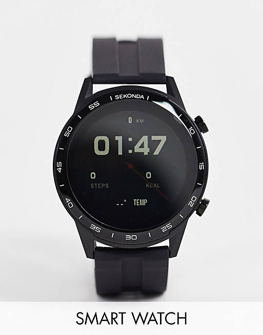 Hombre Other | Reloj inteligente negro con correa de silicona para hombre de Sekonda - EH21460