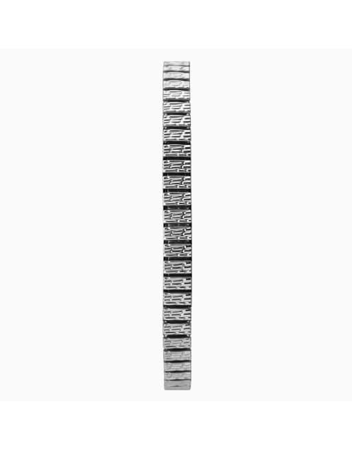 Reloj para mujer con esfera blanca de 23 mm y correa elástica de acero inoxidable Mila de Sekonda, 2 de 4