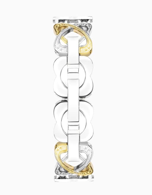Reloj para mujer con esfera plateada de 30 mm y correa de aleación Hidden Hearts de Sekonda, 2 de 4