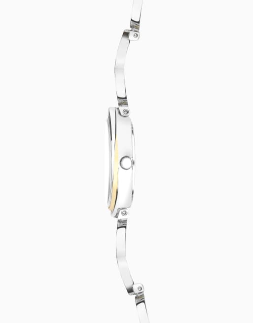 Reloj para mujer con esfera plateada de 30 mm y correa de aleación Hidden Hearts de Sekonda, 3 de 4