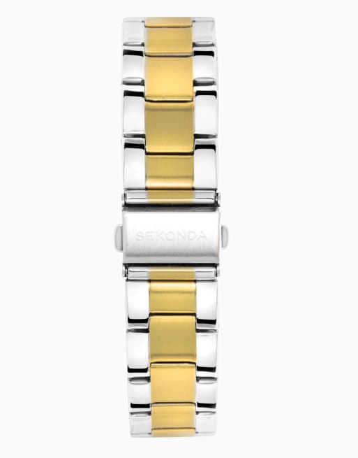 Reloj para mujer con esfera plateada de 36 mm y correa de acero inoxidable Taylor de Sekonda, 3 de 3