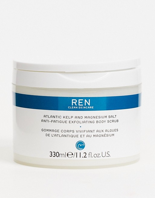 REN Clean Skincare Atlantic Kelp And Magnesium Salt Anti-Fatigue Exfoliating Body Scrub 330ml