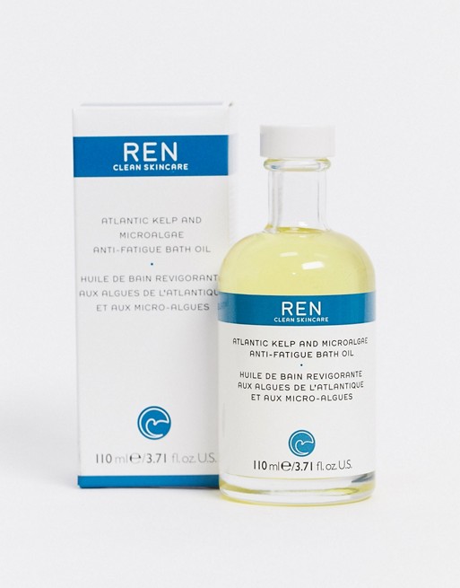 REN Clean Skincare Atlantic Kelp And Microalgae Anti-Fatigue Bath Oil 110ml