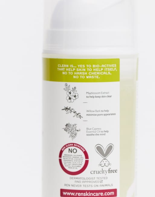 REN — Clean Skincare Clarimatte T-Zone Control Cleansing Gel 150 ml, 4 af 4