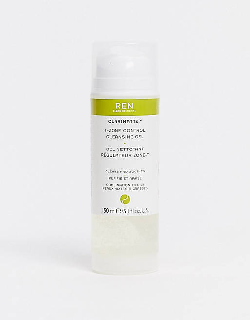 REN Clean Skincare – Clarimatte – Żel do mycia twarzy regulujący strefę T, 150 ml