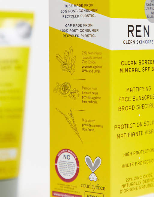 REN - Clean Skincare Clean Screen Mineral SPF 30 - Zonnebrandcrème 50ml, 4 van 4