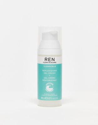 REN – Clean Skincare Clearcalm – Krem w żelu o działaniu odżywczo-łagodzącym, 50 ml