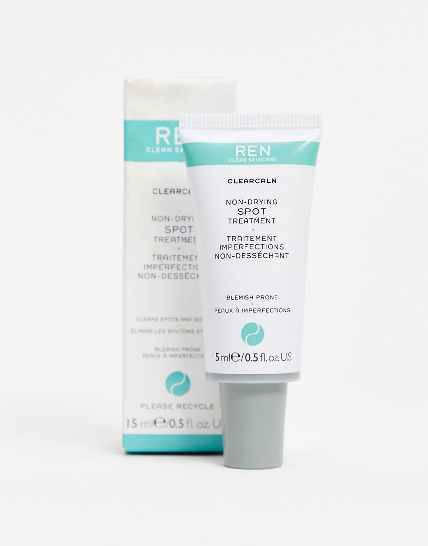 REN Clean Skincare Clearcalm Non-Drying Spot Treatment 15ml-No colour