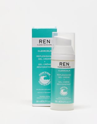 Ren Clean Skincare Clearcalm Replenishing Gel Cream 1.7 Fl Oz-no Color