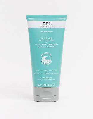 REN - Clean Skincare Clearcalm 3 - Klärende Reinigungslotion mit Tonerde 150 ml-Transparent