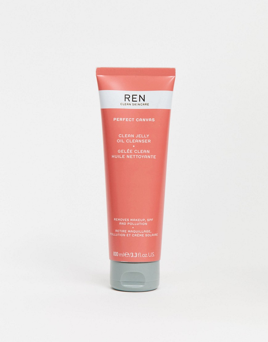 REN Clean Skincare Perfect Canvas Clean Jelly Oil Cleanser 100ml-No colour