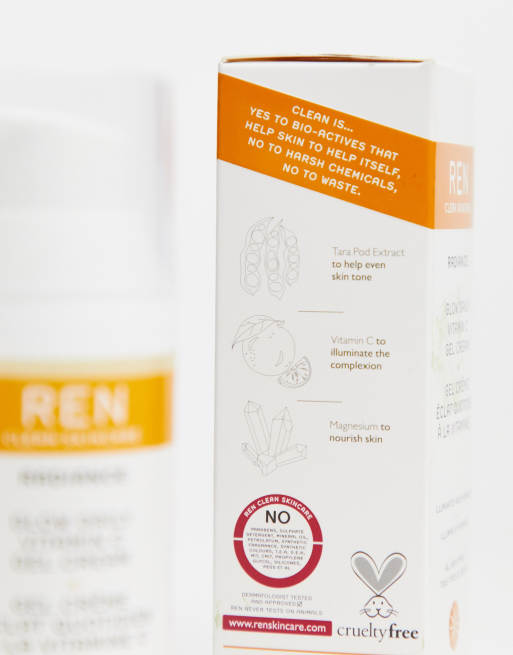 Ren Clean Skincare Radiance Glow Daily Gel Creme Mit Vitamin C 50 Ml Asos