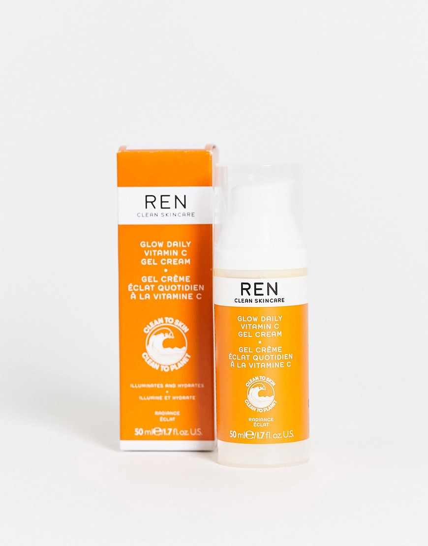 ren clean skincare - radiance glow daily vitamin c - crema in gel da 50ml-nessun colore