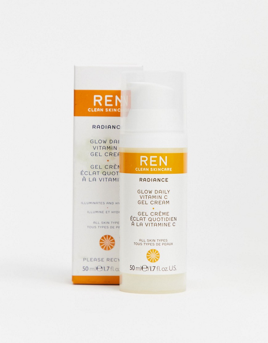REN Clean Skincare Radiance Glow Daily Vitamin C Gel Cream 1.7 fl oz-No color