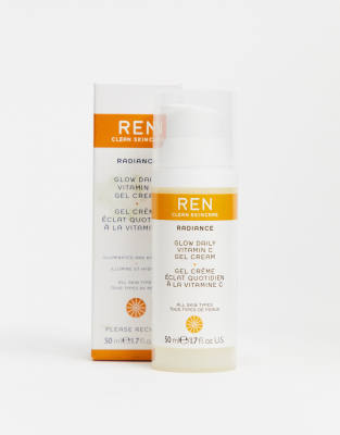 REN REN Clean Skincare Radiance Glow Daily Vitamin C Gel Cream 50ml-No colour